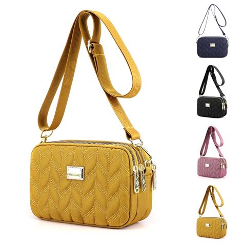 Women's Yellow Crossbody Bags .